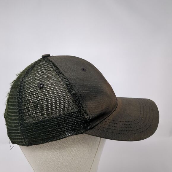 Carhartt Snapback Trucker Hat Black One Size Adjustable Mesh Back 6 Panel Blank - Picture 4 of 8